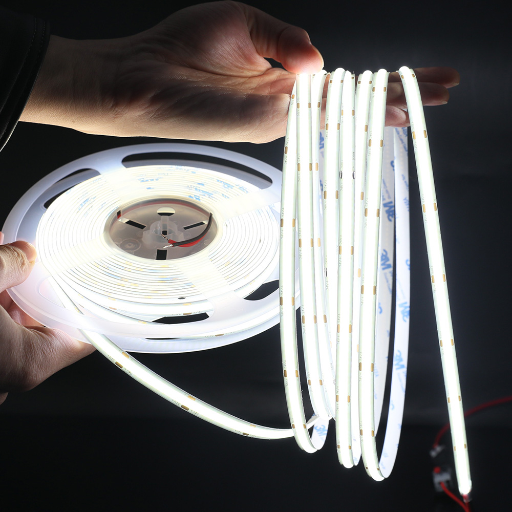 DC12/24V COB 10m Long LED Light Strips No Voltage Drop LED Strip Lights